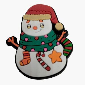 Snowman Santa Hat Shoe Charm  Stocking Stuffer